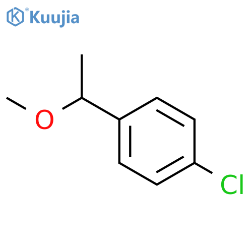 Benzene, 1-chloro-4-[(1S)-1-methoxyethyl]- structure