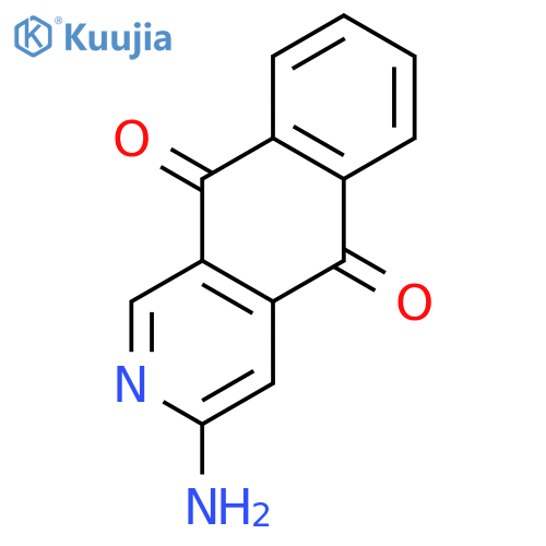 Benz[g]isoquinoline-5,10-dione, 3-amino- structure