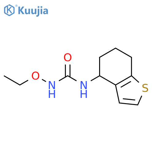 Urea, N-ethoxy-N'-(4,5,6,7-tetrahydrobenzo[b]thien-4-yl)- structure