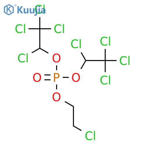PHOSPHORIC ACID, 2-CHLOROETHYL BIS(1,2,2,2-TETRACHLOROETHYL) ESTER structure