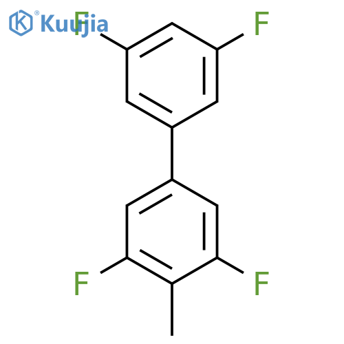 1,1'-Biphenyl, 3,3',5,5'-tetrafluoro-4-methyl- structure