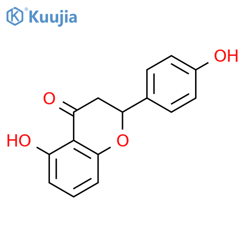 4H-1-Benzopyran-4-one, 2,3-dihydro-5-hydroxy-2-(4-hydroxyphenyl)- structure