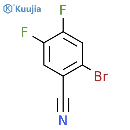 2-Bromo-4,5-difluorobenzonitrile structure