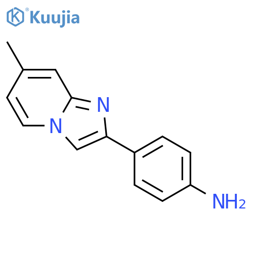 4-{7-methylimidazo1,2-apyridin-2-yl}aniline structure