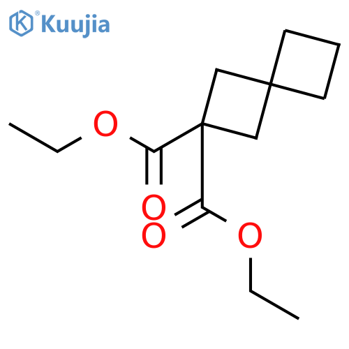 2,2-diethyl spiro3.3heptane-2,2-dicarboxylate structure