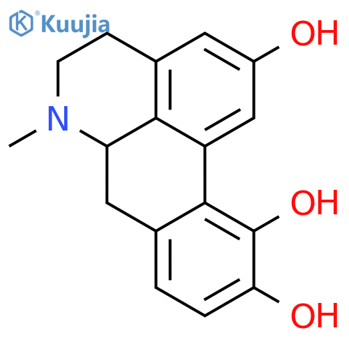 4H-Dibenzo[de,g]quinoline-2,10,11-triol,5,6,6a,7-tetrahydro-6-methyl- structure