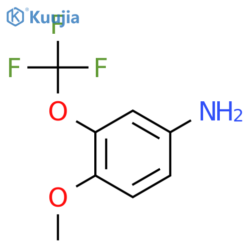 Benzenamine, 4-methoxy-3-(trifluoromethoxy)- structure