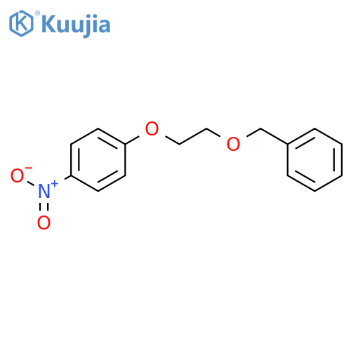 Benzene, 1-nitro-4-[2-(phenylmethoxy)ethoxy]- structure