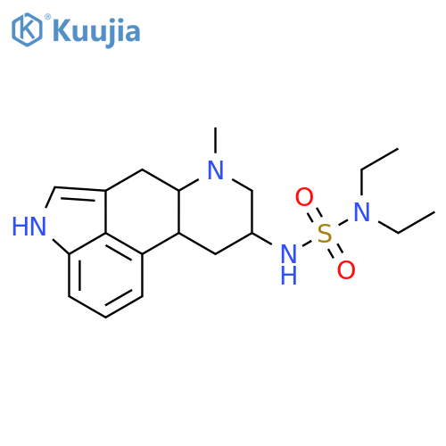 Sulfamide,N,N-diethyl-N'-[(8a)-6-methylergolin-8-yl]- (9CI) structure