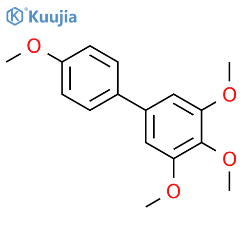 1,1'-Biphenyl, 3,4,4',5-tetramethoxy- structure