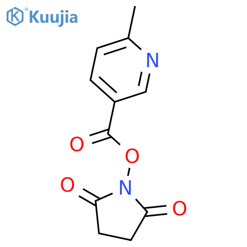 2,5-Pyrrolidinedione, 1-[[(6-methyl-3-pyridinyl)carbonyl]oxy]- structure