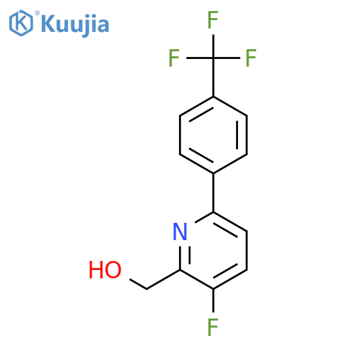 2-Pyridinemethanol, 3-fluoro-6-[4-(trifluoromethyl)phenyl]- structure
