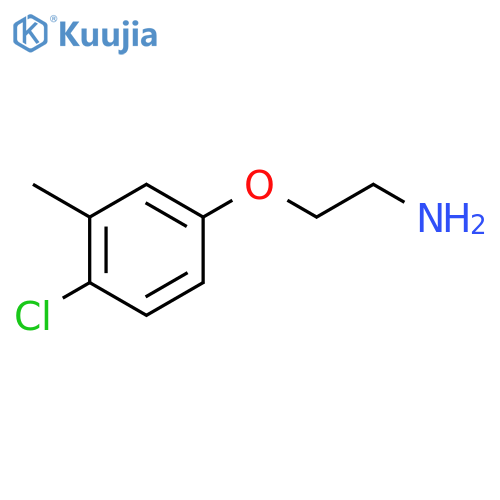 2-(4-Chloro-3-methylphenoxy)ethanamine structure
