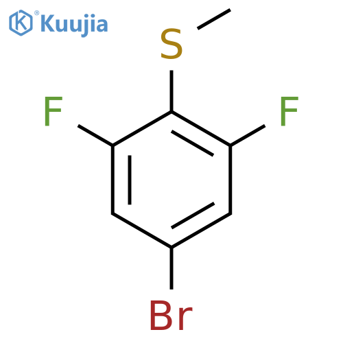 5-bromo-1,3-difluoro-2-methylsulfanyl-benzene structure