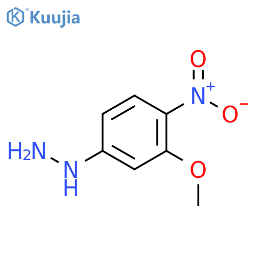 (3-Methoxy-4-nitrophenyl)hydrazine structure