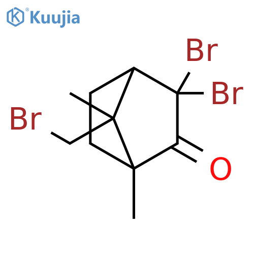 3,3-dibromo-7-(bromomethyl)-1,7-dimethylbicyclo2.2.1heptan-2-one structure