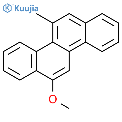 Chrysene,12-methoxy-5-methyl- structure