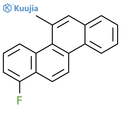 Chrysene,1-fluoro-5-methyl- structure