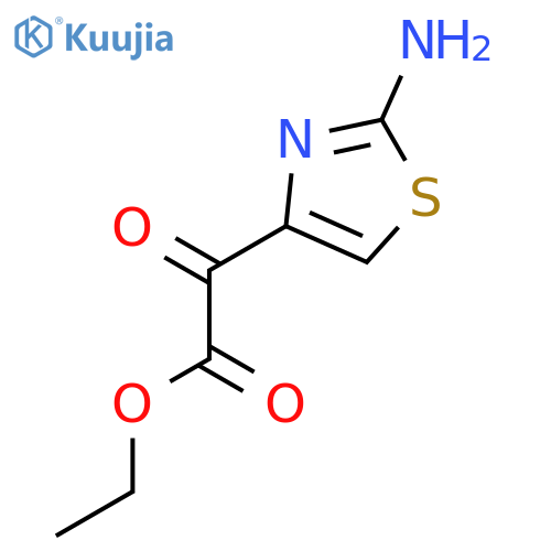 ethyl 2-(2-aminothiazol-4-yl)-2-oxo-acetate structure