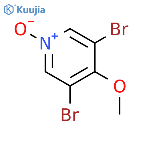 3,5-Dibromo-4-methoxypyridine 1-oxide structure