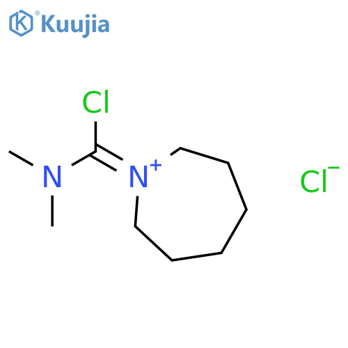 1H-AZEPINIUM, 1-[CHLORO(DIMETHYLAMINO)METHYLENE]HEXAHYDRO-, CHLORIDE structure