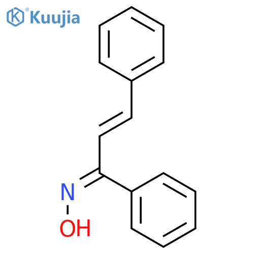 2-Propen-1-one, 1,3-diphenyl-, oxime structure
