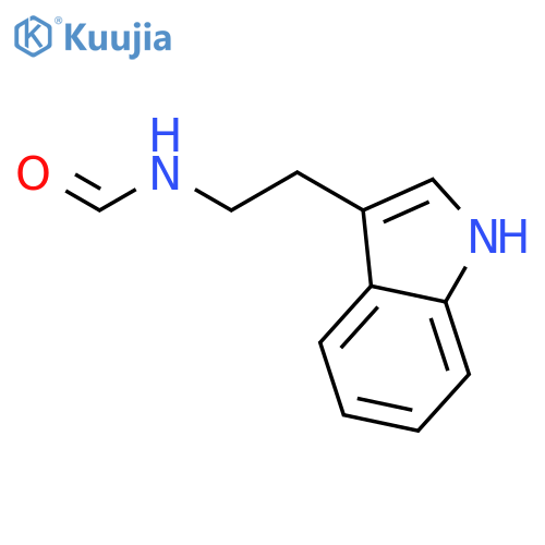 Formamide, N-[2-(1H-indol-3-yl)ethyl]- structure