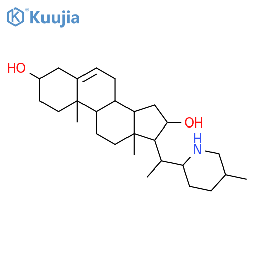 (16alpha,17beta)-17-{(1S)-1-[(2R,5S)-5-methylpiperidin-2-yl]ethyl}androst-5-ene-3,16-diol structure
