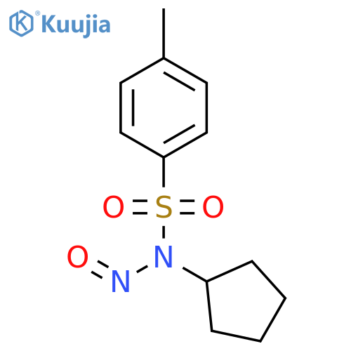 BENZENESULFONAMIDE, N-CYCLOPENTYL-4-METHYL-N-NITROSO- structure