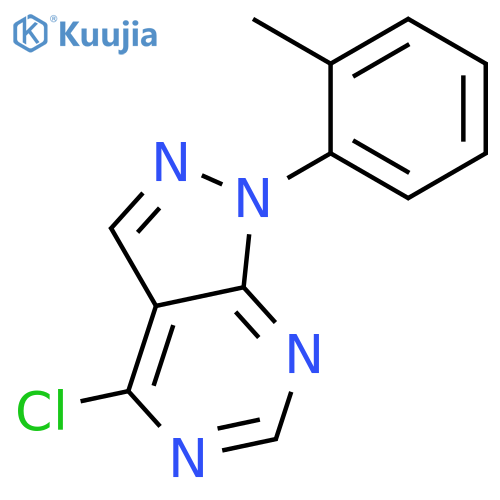 4-chloro-1-o-tolyl-1H-pyrazolo[3,4-d]pyrimidine structure
