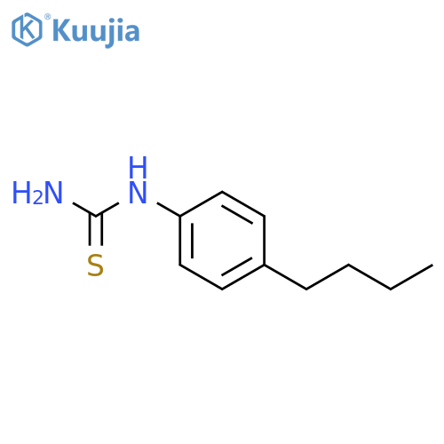 (4-butylphenyl)thiourea structure