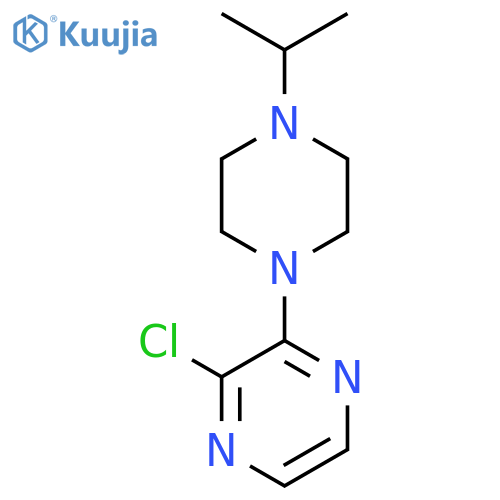 2-chloro-3-[4-(propan-2-yl)piperazin-1-yl]pyrazine structure