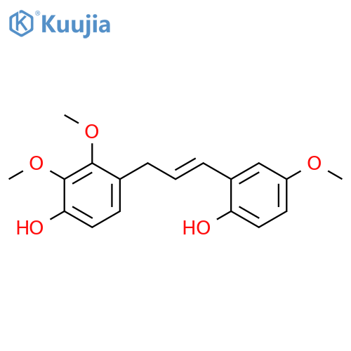 Phenol,4-[(2E)-3-(2-hydroxy-5-methoxyphenyl)-2-propenyl]-2,3-dimethoxy- structure