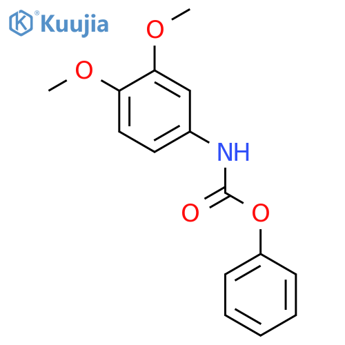Phenyl N-(3,4-dimethoxyphenyl)carbamate structure