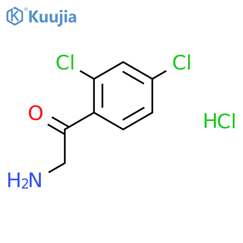 2-Amino-2',4'-dichloroacetophenone hydrochloride structure