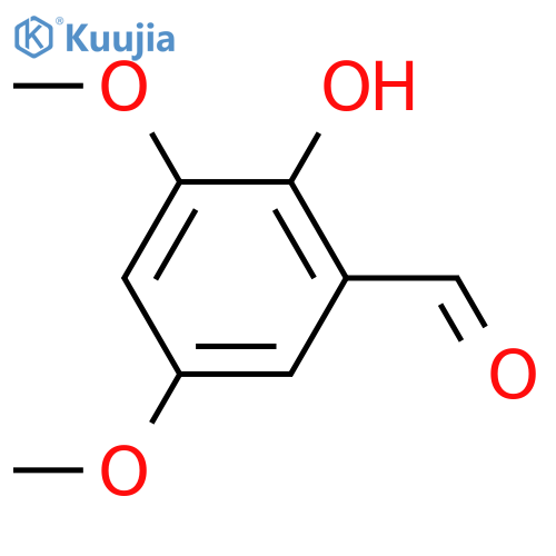 Benzaldehyde, 2-hydroxy-3,5-dimethoxy- structure