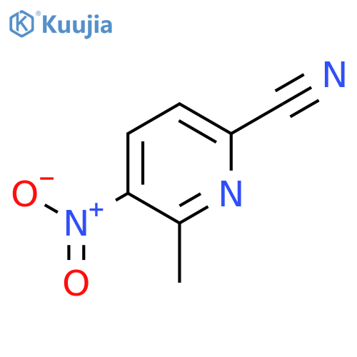 6-Methyl-5-nitropicolinonitrile structure