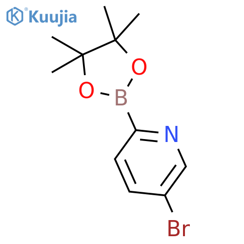 5-bromo-2-(tetramethyl-1,3,2-dioxaborolan-2-yl)pyridine structure