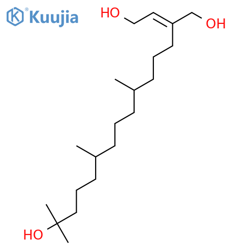 2-HEXADECENE-1,15-DIOL, 3-(HYDROXYMETHYL)-7,11,15-TRIMETHYL-, (2Z)-(-)- structure