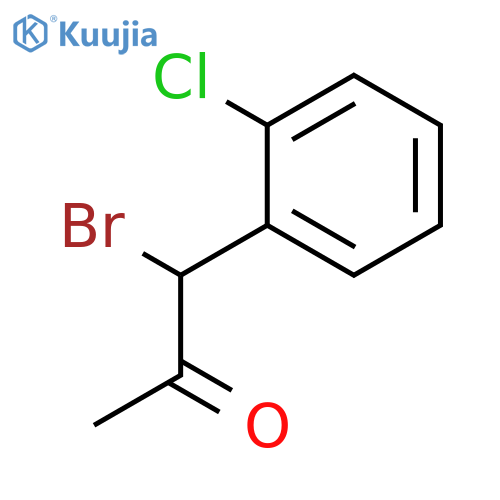 2-PROPANONE, 1-BROMO-1-(2-CHLOROPHENYL)- structure