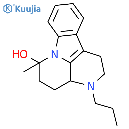 6-methyl-3-propyl-2,3,3a,4,5,6-hexahydro-1H-indolo[3,2,1-de][1,5]naphthyridin-6-ol structure