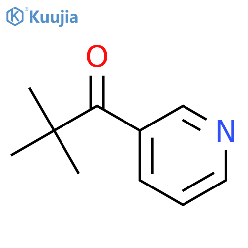 1-Propanone, 2,2-dimethyl-1-(3-pyridinyl)- structure