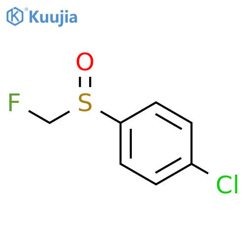 1-chloro-4-[(fluoromethyl)sulfinyl]benzene structure