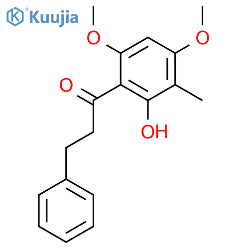 1-(2-Hydroxy-4,6-dimethoxy-3-methyl-phenyl)-3-phenyl-propan-1-on structure