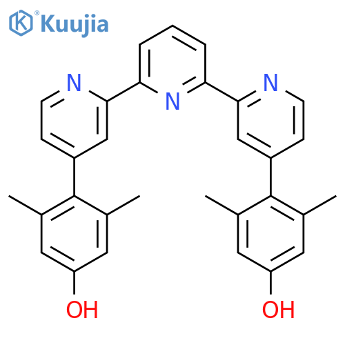Phenol, 4,4'-[2,2':6',2''-terpyridine]-4,4''-diylbis[3,5-dimethyl- structure