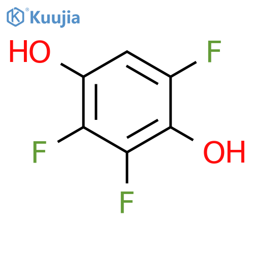 1,4-Benzenediol, 2,3,5-trifluoro- structure