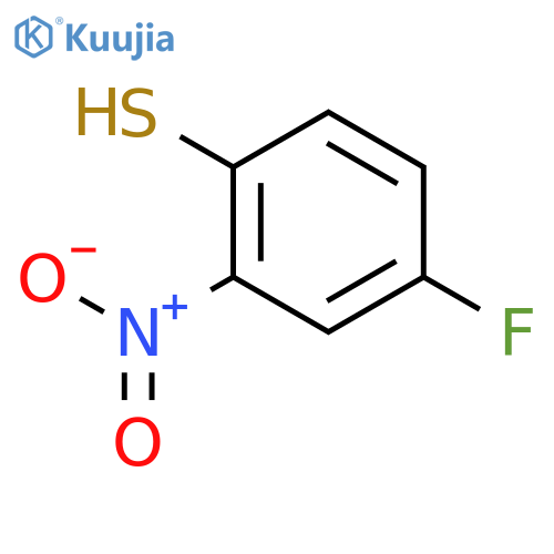4-Fluoro-2-nitrobenzenethiol structure