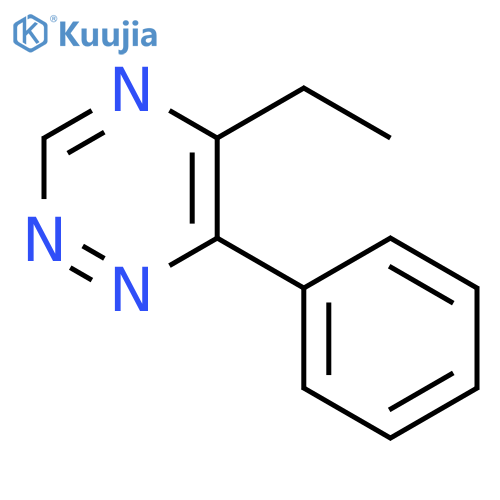 1,2,4-Triazine, 5-ethyl-6-phenyl- structure