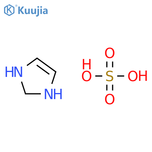 1H-Imidazole, dihydro-, sulfate structure