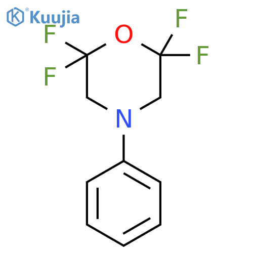 2,2,6,6-Tetrafluoro-4-phenylmorpholine structure